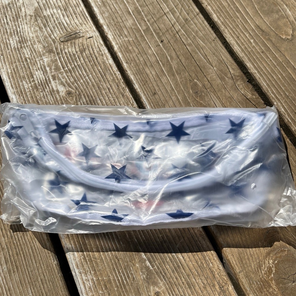 Seattle Mariners Clear Adjustable Crossbody Bag Fanny Pack Stars Stripes SGA